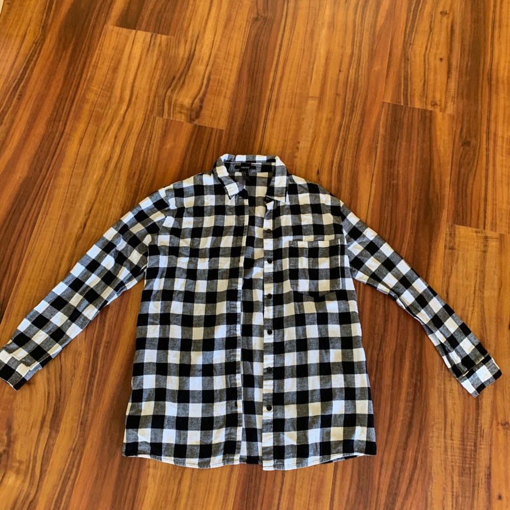 Black & white flannel